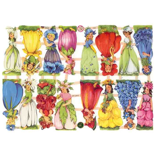 Pretty Petite Flower Girl Scraps ~ Germany